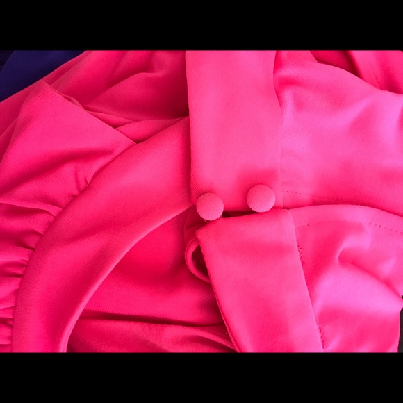 Vince Camuto Pink Crepe Jersey Sleeveless Dress - Picture 8 of 9